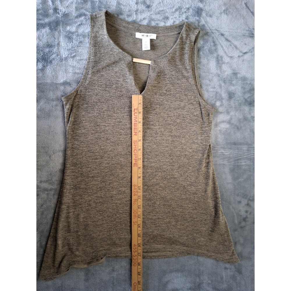 Women's White House Black Market Size Small Tank Top Shirt Green Casual... - Picture 8 of 11
